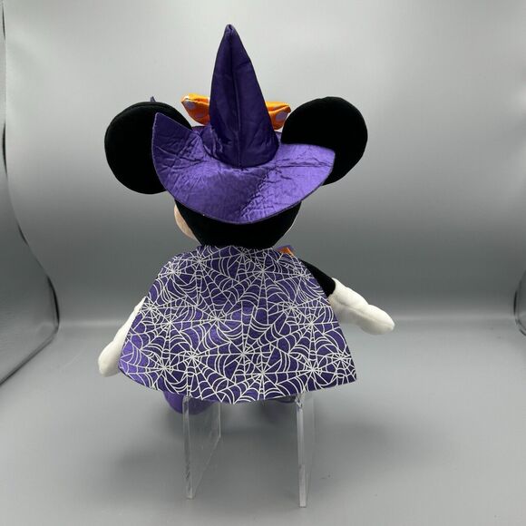 Hallmark Exclusive Minnie Mouse Disney Halloween Costume Witch Cape Plush 14" - Picture 2 of 13
